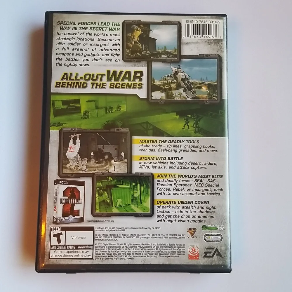 Electronic Art Battlefield 2 PC/CD: Expansion Pack Special Forces PC Game